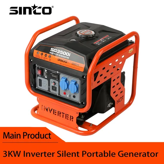 High Damping Portable Single Cylinder Efficiency 3000W Digital Inverter Generator